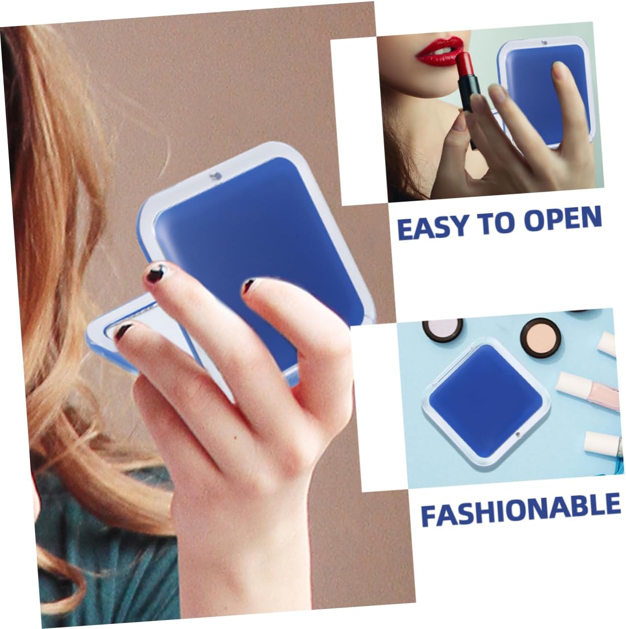 DIANE Pocket Mirror DEM003 – Espejo Compacto Portátil para Maquillaje, Retoques y Uso Diario