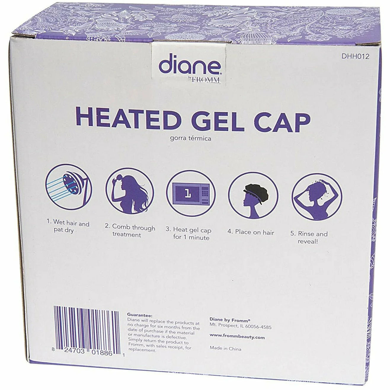 ✨ Diane Heated Gel Cap DHH012 – Gorro Térmico para Tratamientos Capilares, Deep Conditioning y Rutinas de Cuidado del Cabello