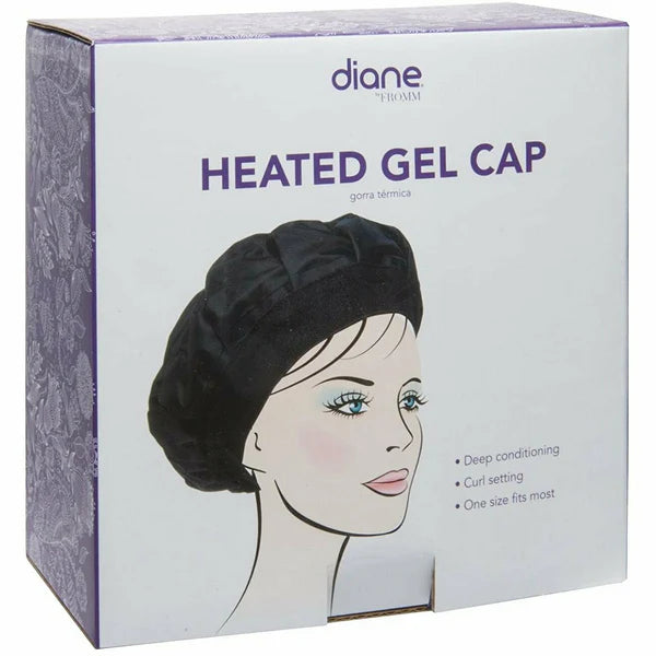 ✨ Diane Heated Gel Cap DHH012 – Gorro Térmico para Tratamientos Capilares, Deep Conditioning y Rutinas de Cuidado del Cabello
