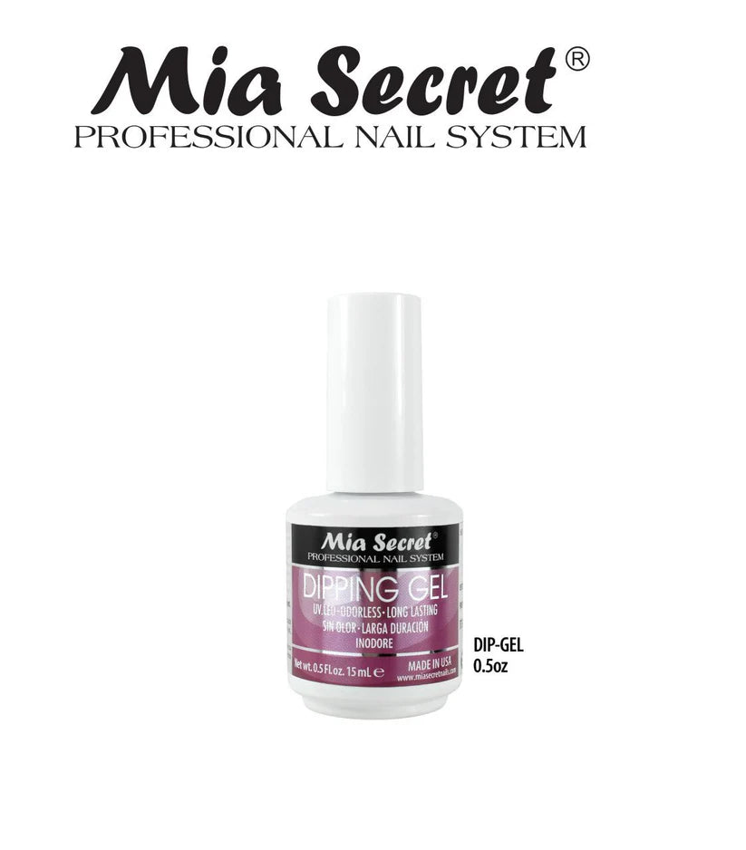 💅✨ Mia Secret DIPPING GEL 0.5 oz (15 ml) – Sistema Dipping Profesional Sin Olor