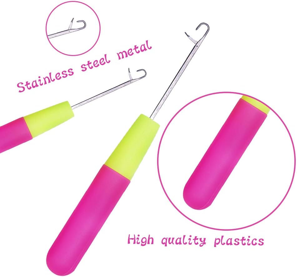DIANE Weaving Hook DMA004 – Gancho para Tejido, Dreadlocks, Braids y Estilos DIY