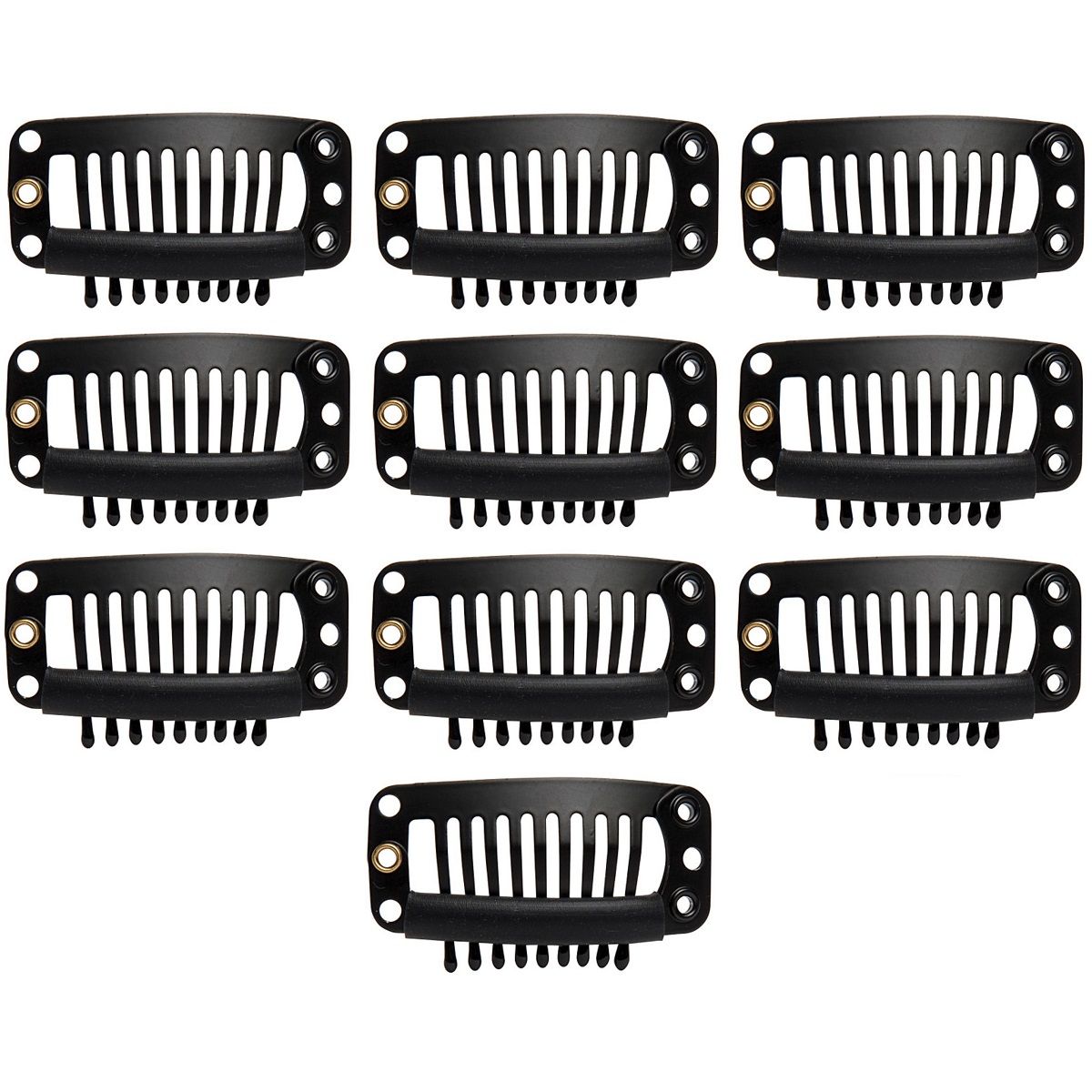 DIANE 10-Pack Small Snap-On Wig Clips DMA006 – Clips Pequeños para Pelucas y Extensiones
