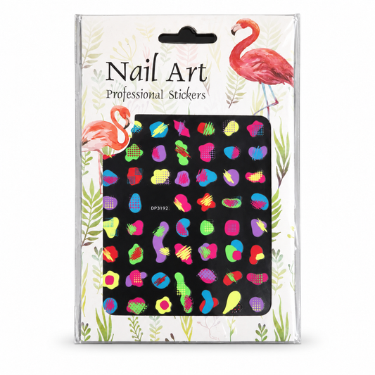 Nail Art Professional Stickers Coloridos DP3192