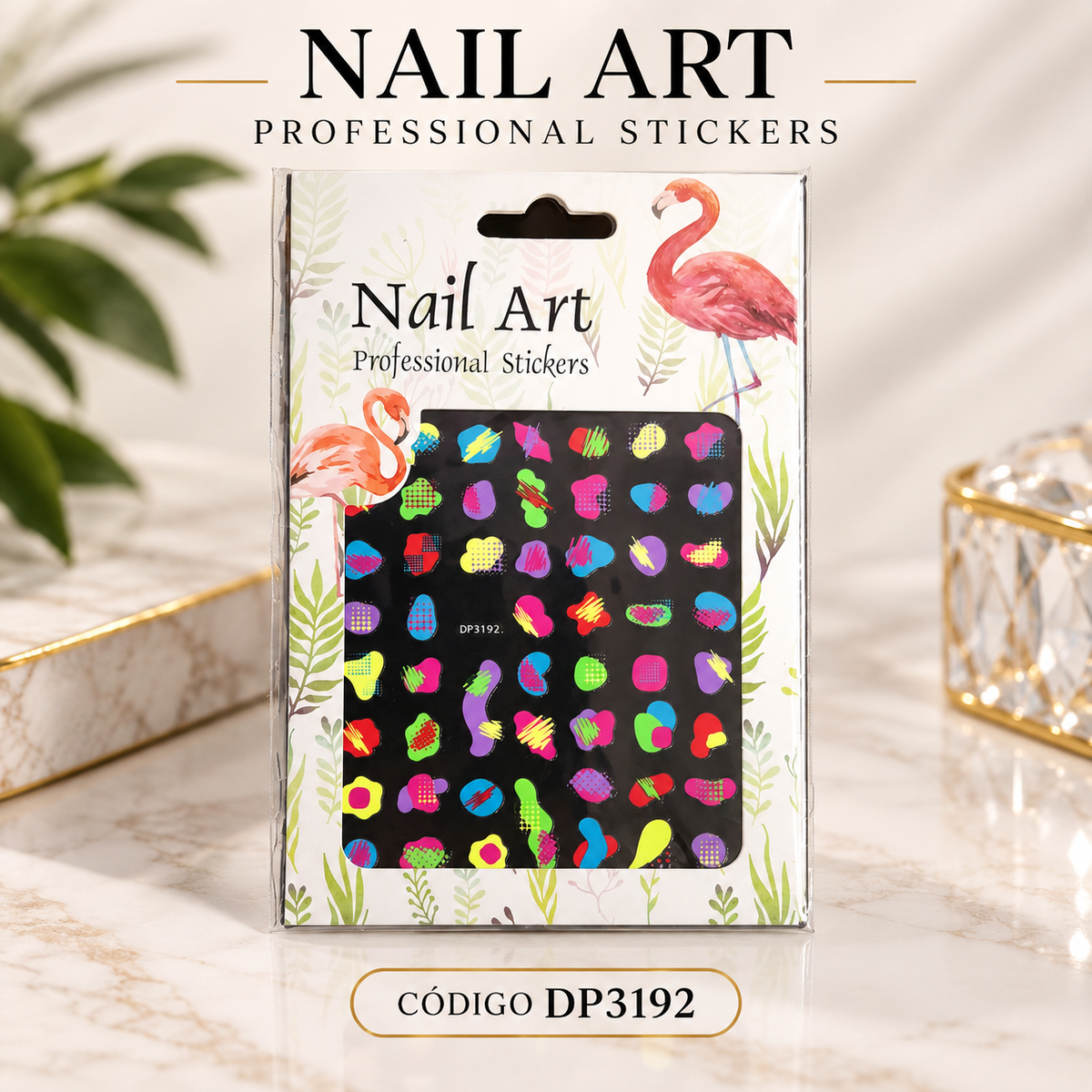 Nail Art Professional Stickers Coloridos DP3192