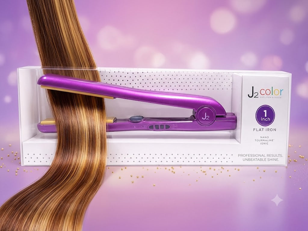 J2 Color Nano Tourmaline Ionic Plancha Profesional 1” DRE2202
