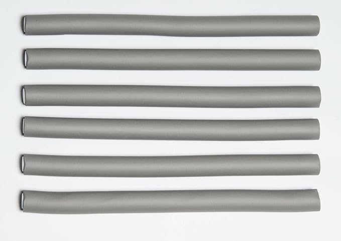 DIANE 6-Pack 10” Long Twist-Flex Rods 11/16” Wide DT20 – Rolos Flexibles para Rizos, Ondas y Peinados