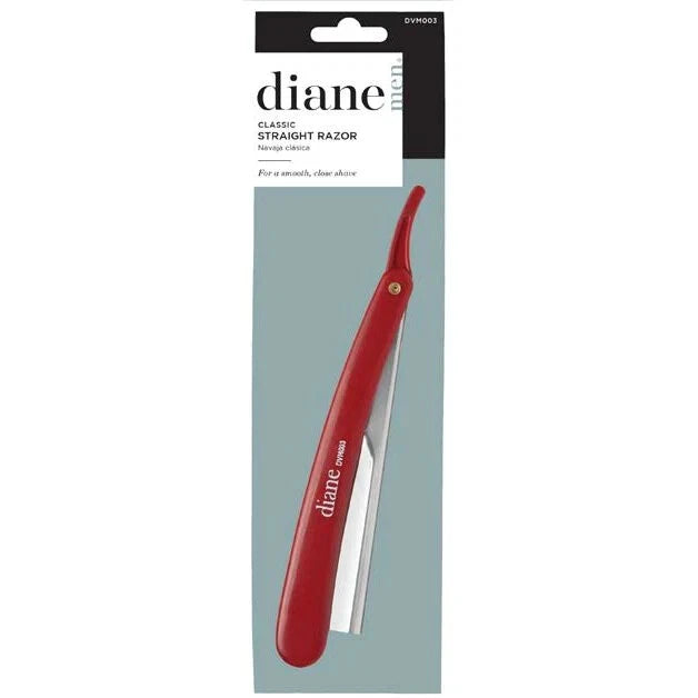 Diane Men Classic Straight Razor DVM003 Navaja Clásica de Afeitar Roja