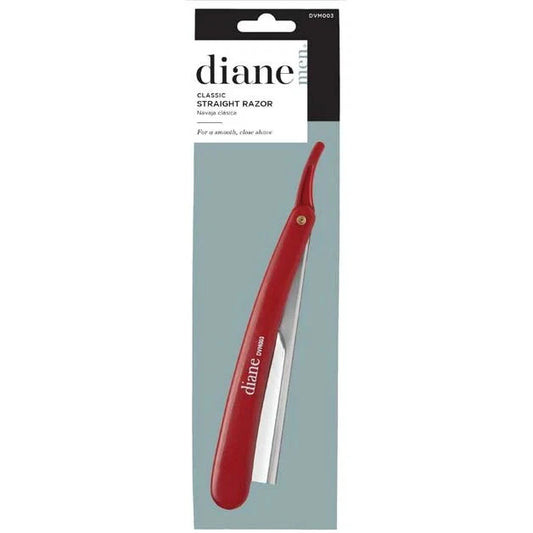 Diane Men Classic Straight Razor DVM003 Navaja Clásica de Afeitar Roja