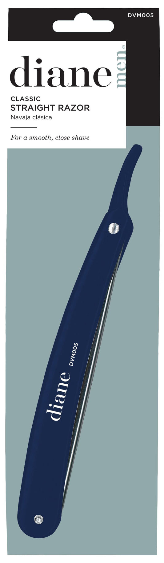 Diane Men Classic Straight Razor DVM005 Navaja Clásica de Afeitar Azul