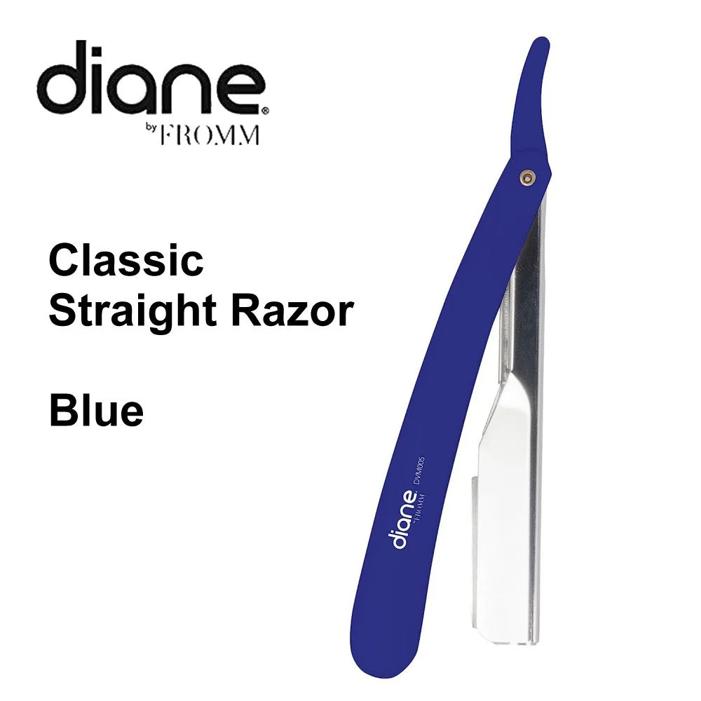 Diane Men Classic Straight Razor DVM005 Navaja Clásica de Afeitar Azul