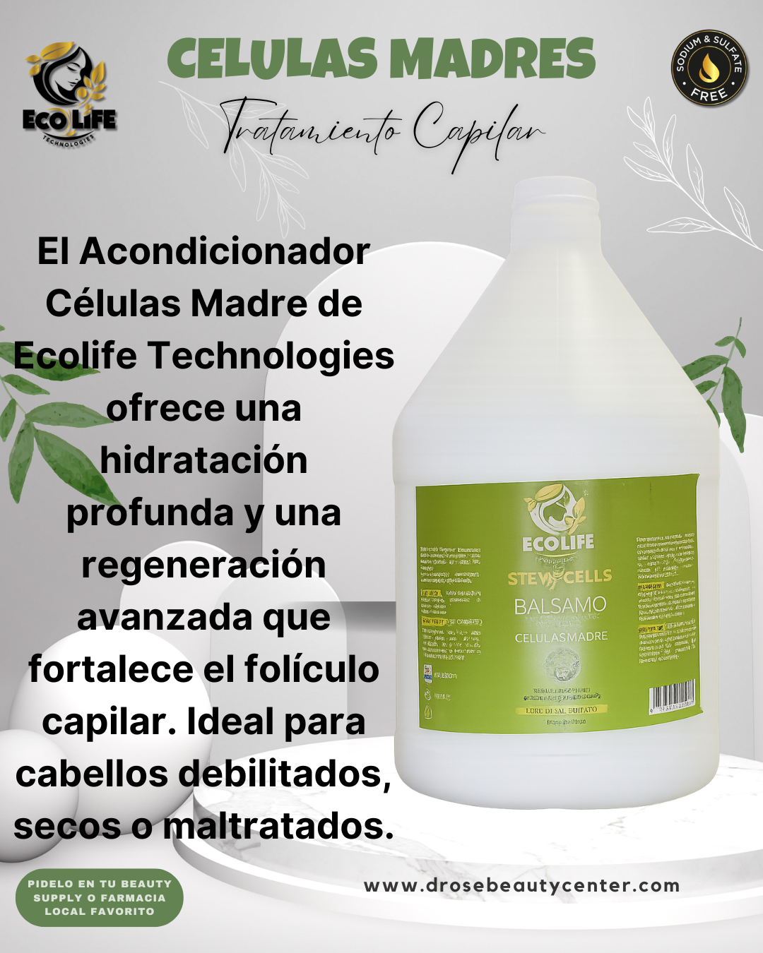 💚 ECOLIFE TECHNOLOGIES – ACONDICIONADOR CÉLULAS MADRE GALÓN