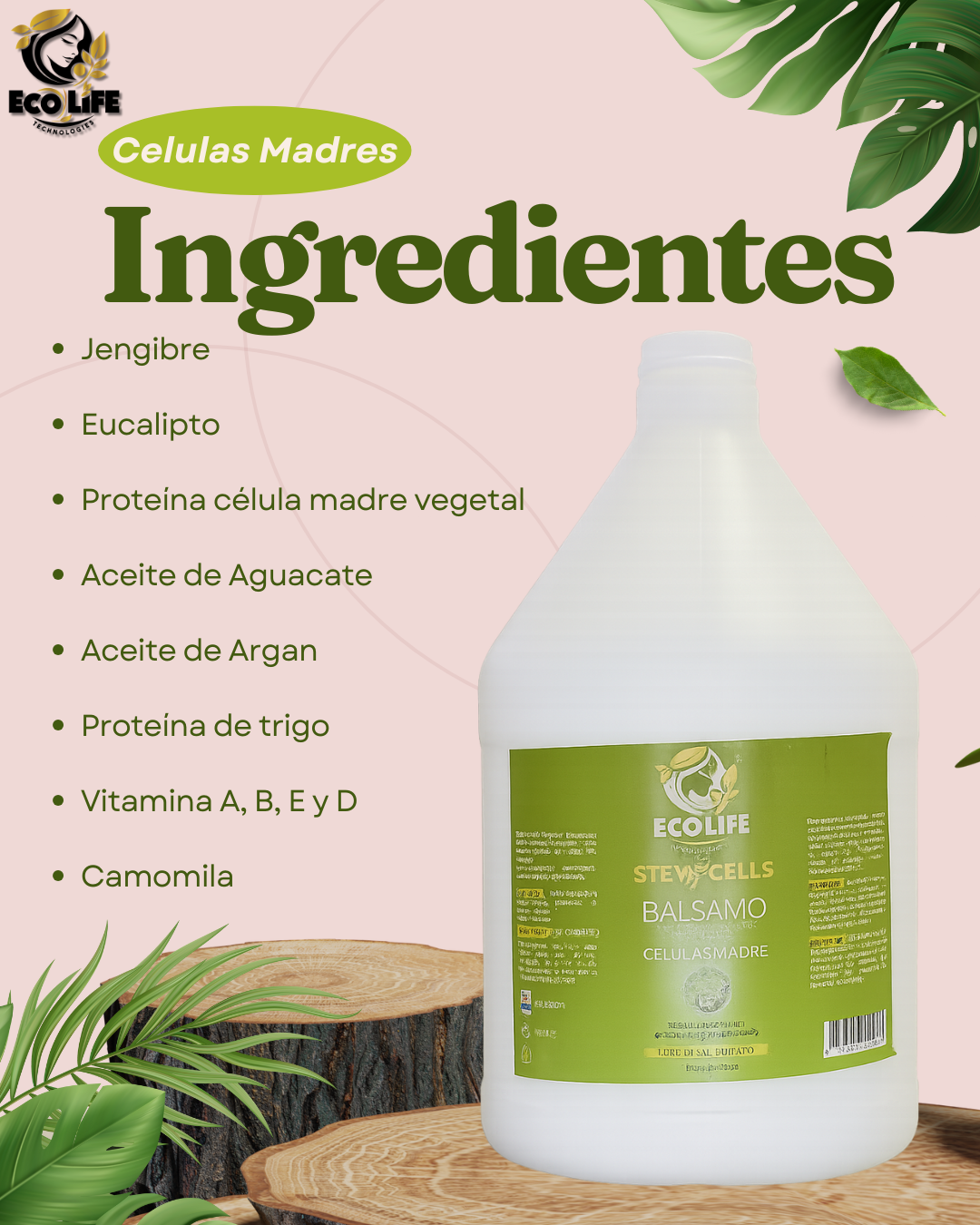 💚 ECOLIFE TECHNOLOGIES – ACONDICIONADOR CÉLULAS MADRE GALÓN