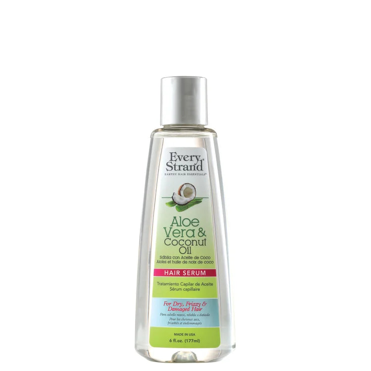Every Strand Aloe Vera &amp; Coconut Oil Hair Serum / 6oz (ESACHP6)