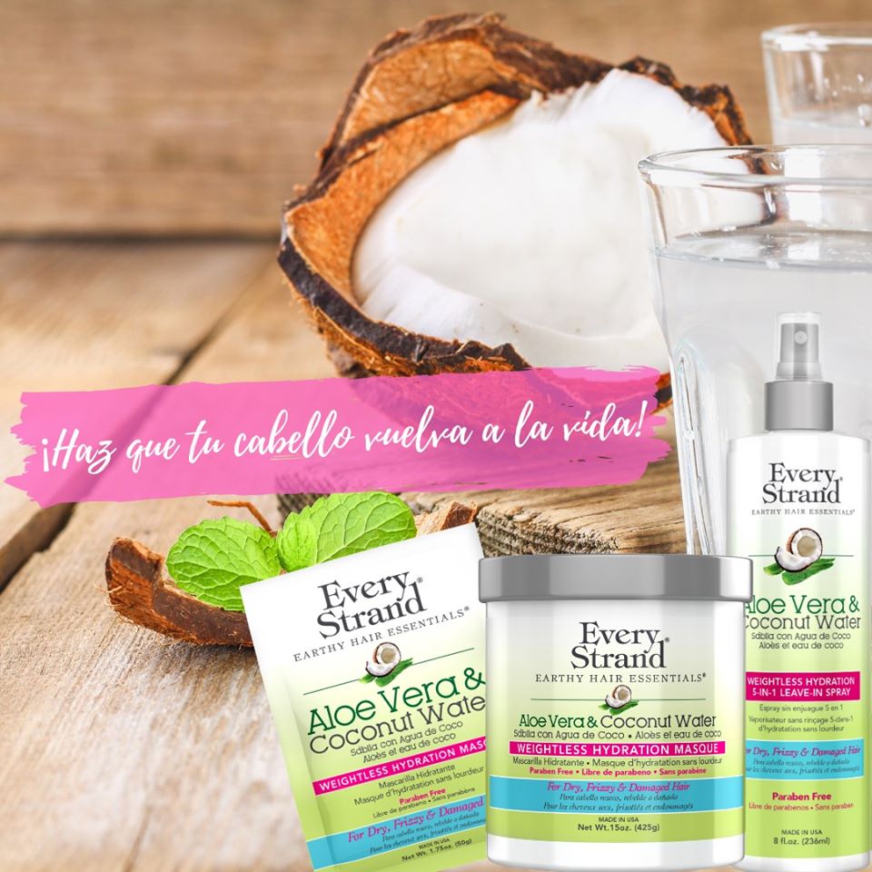 Every Strand – Aloe Vera &amp; Coconut Water Weightless Hydration Masque 15oz (ESACM15)