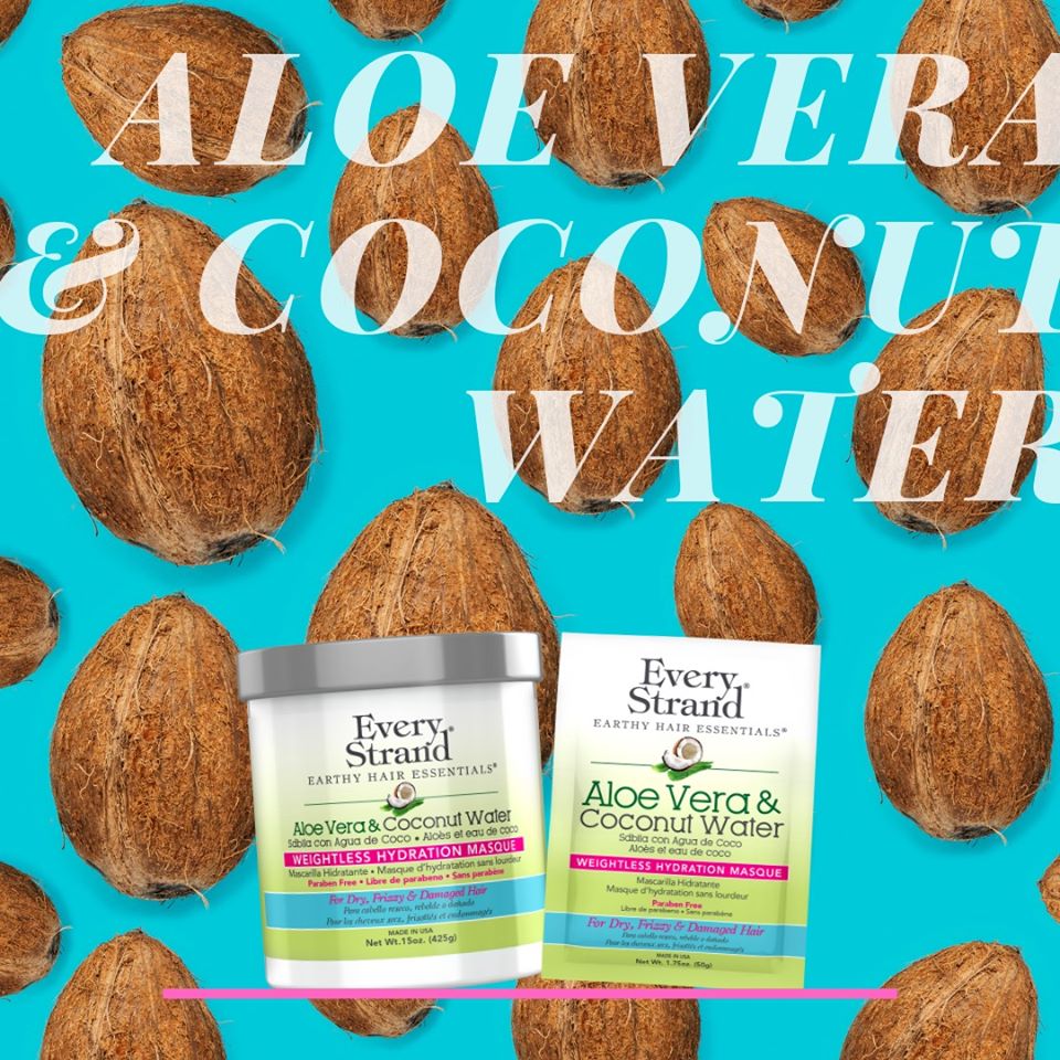 Every Strand – Aloe Vera &amp; Coconut Water Weightless Hydration Masque 15oz (ESACM15)