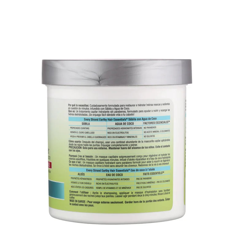 Every Strand – Aloe Vera &amp; Coconut Water Weightless Hydration Masque 15oz (ESACM15)
