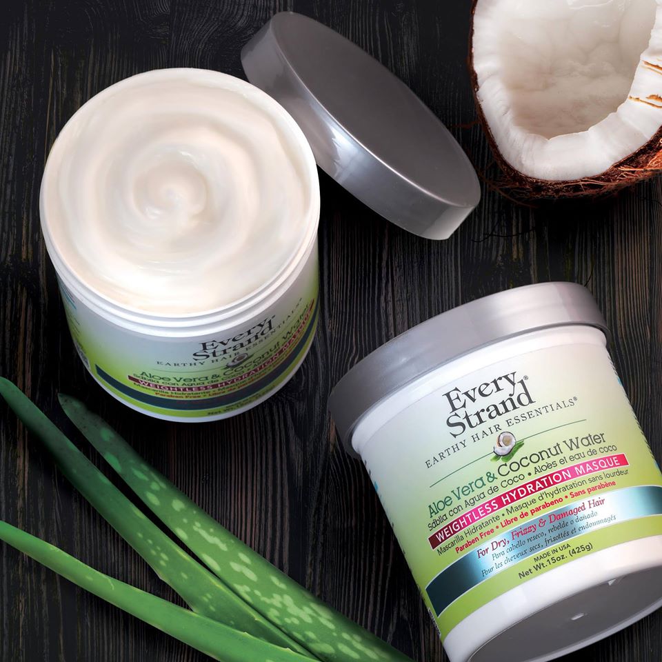 Every Strand – Aloe Vera &amp; Coconut Water Weightless Hydration Masque 15oz (ESACM15)