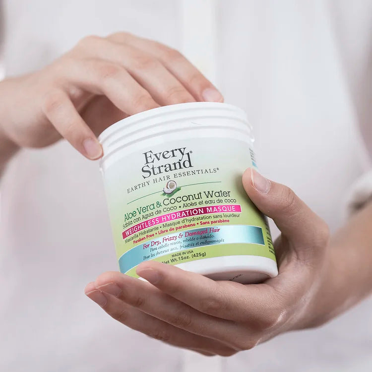 Every Strand – Aloe Vera &amp; Coconut Water Weightless Hydration Masque 15oz (ESACM15)