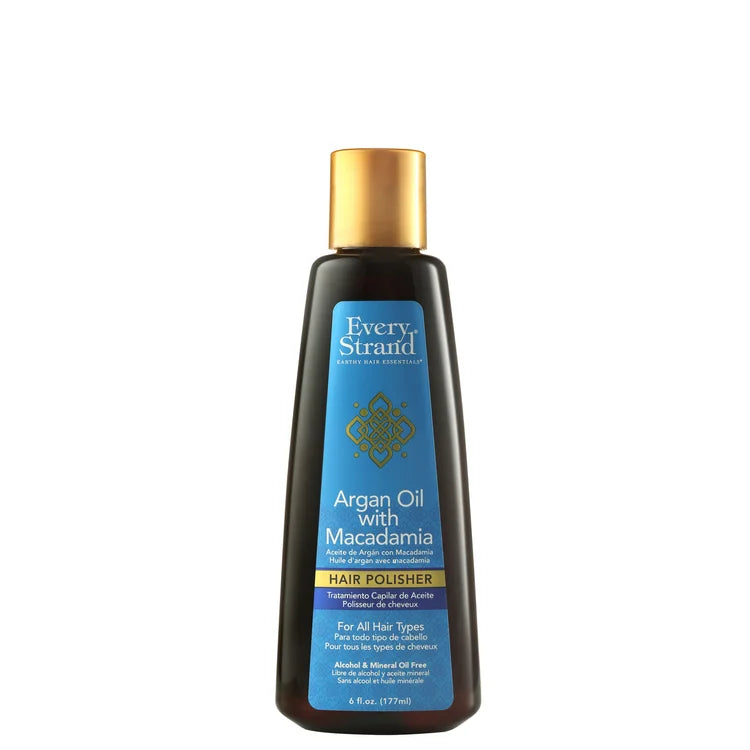 Every Strand Pulidor de Cabello con Aceite de Argán y Macadamia / 6oz (ESAMHP6)