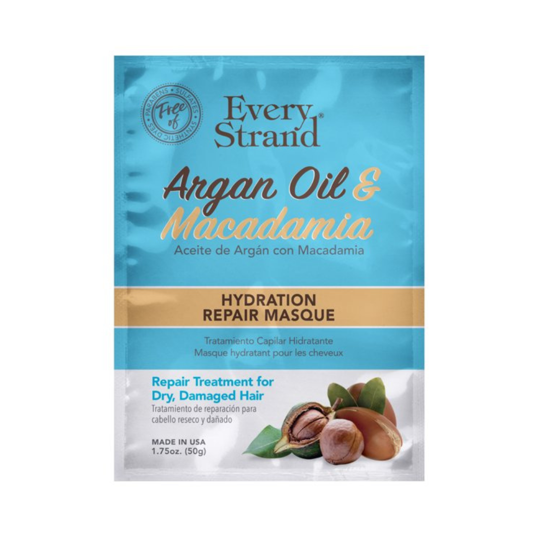 Every Strand Argan Oil &amp; Macadamia Hydration Repair Masque 1.75oz (ESAOMHRM1)