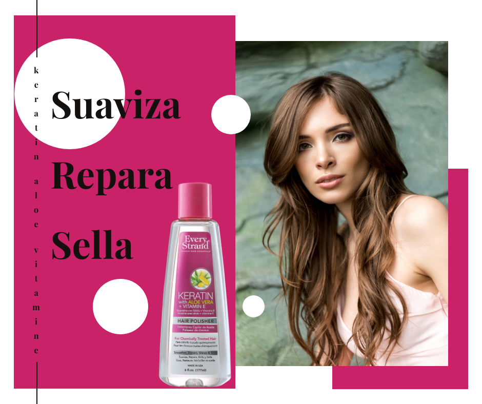 Every Strand Keratina & Aloe Hair Polisher 6oz (ESKHP6)