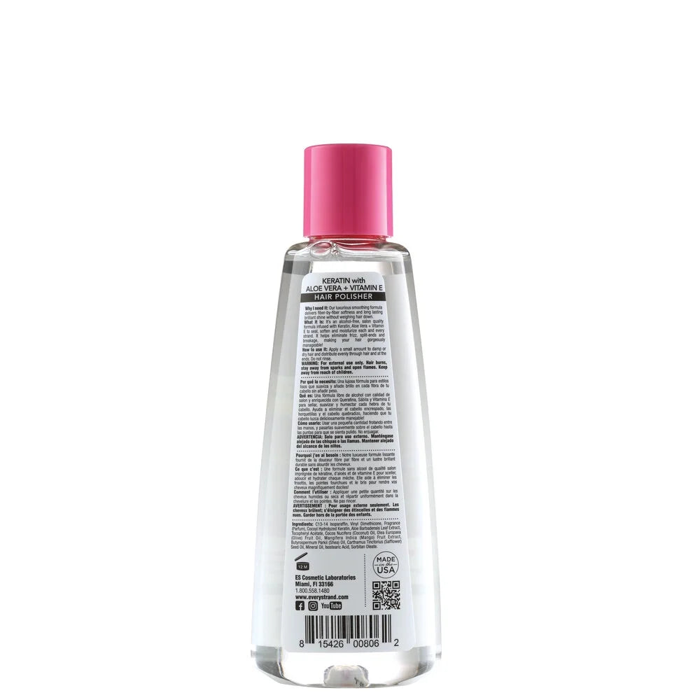 Every Strand Keratina & Aloe Hair Polisher 6oz (ESKHP6)