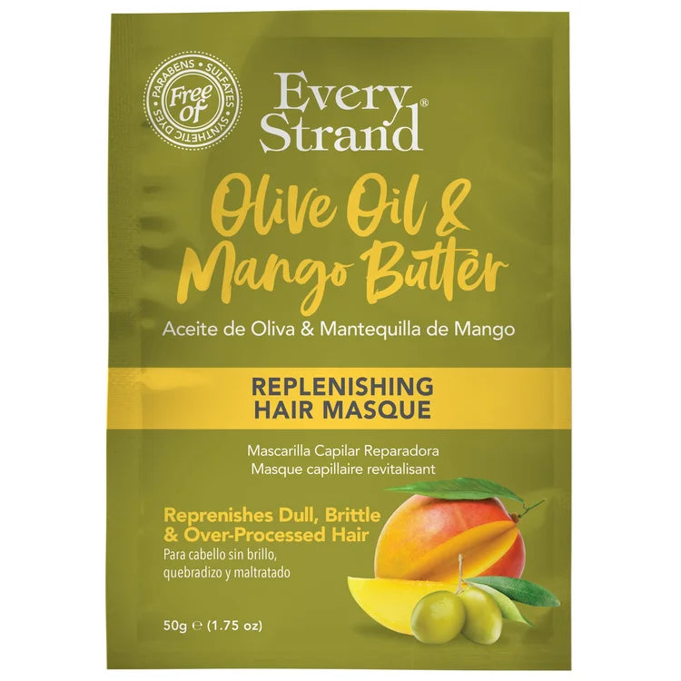Every Strand Olive Oil & Mango Butter Replenishing Hair Masque – 1.75oz (ESOOMBRHM1)
