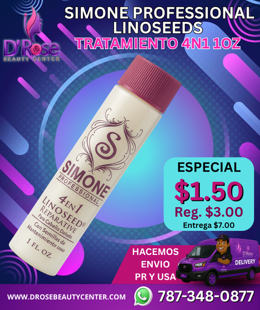 💜 SIMONE PROFESSIONAL LINOSEEDS – TRATAMIENTO 4EN1 1oz