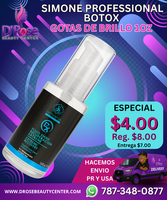 💙 SIMONE PROFESSIONAL BOTOX – GOTAS DE BRILLO 1oz