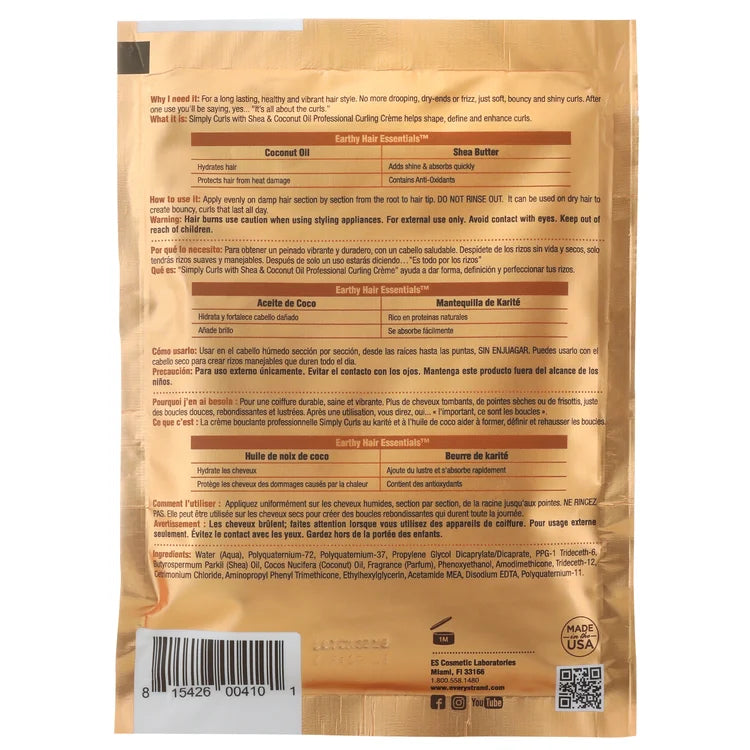 Every Strand Simply Curls – Crema Definidora de Rizos 1.75oz (ESSCCC1)