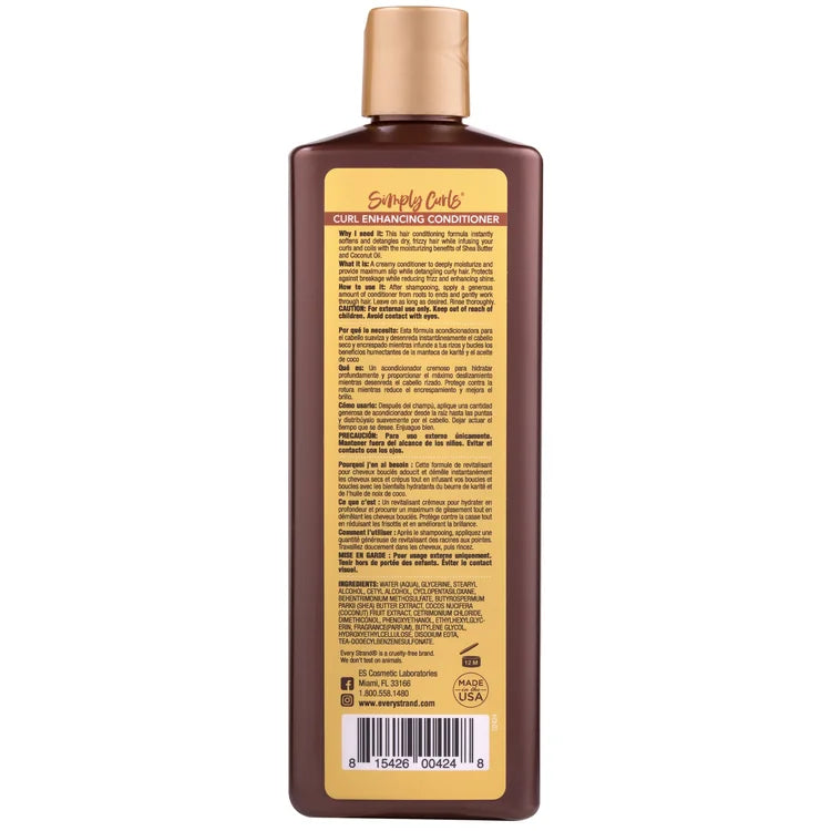 Acondicionador Potenciador de Rizos Simply Curls Every Strand / 13.5oz (ESSCCRC13)