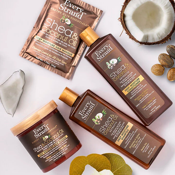 Shea & Coconut Oil Deep Moisture Hair Masque 15oz – ESSCODMHM15