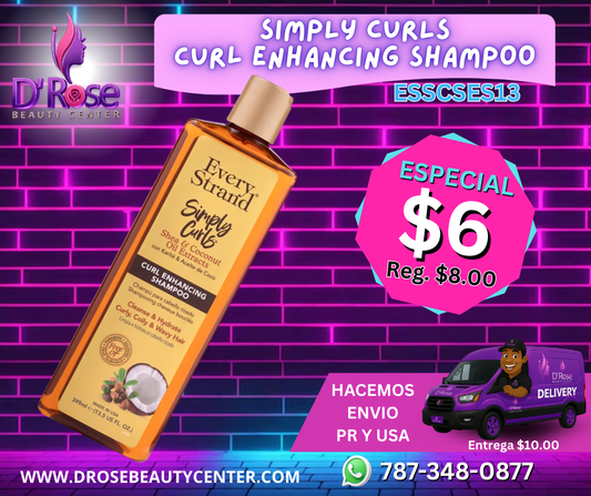 Every Strand Simply Curls – Champú para Mejorar los Rizos 13.5oz