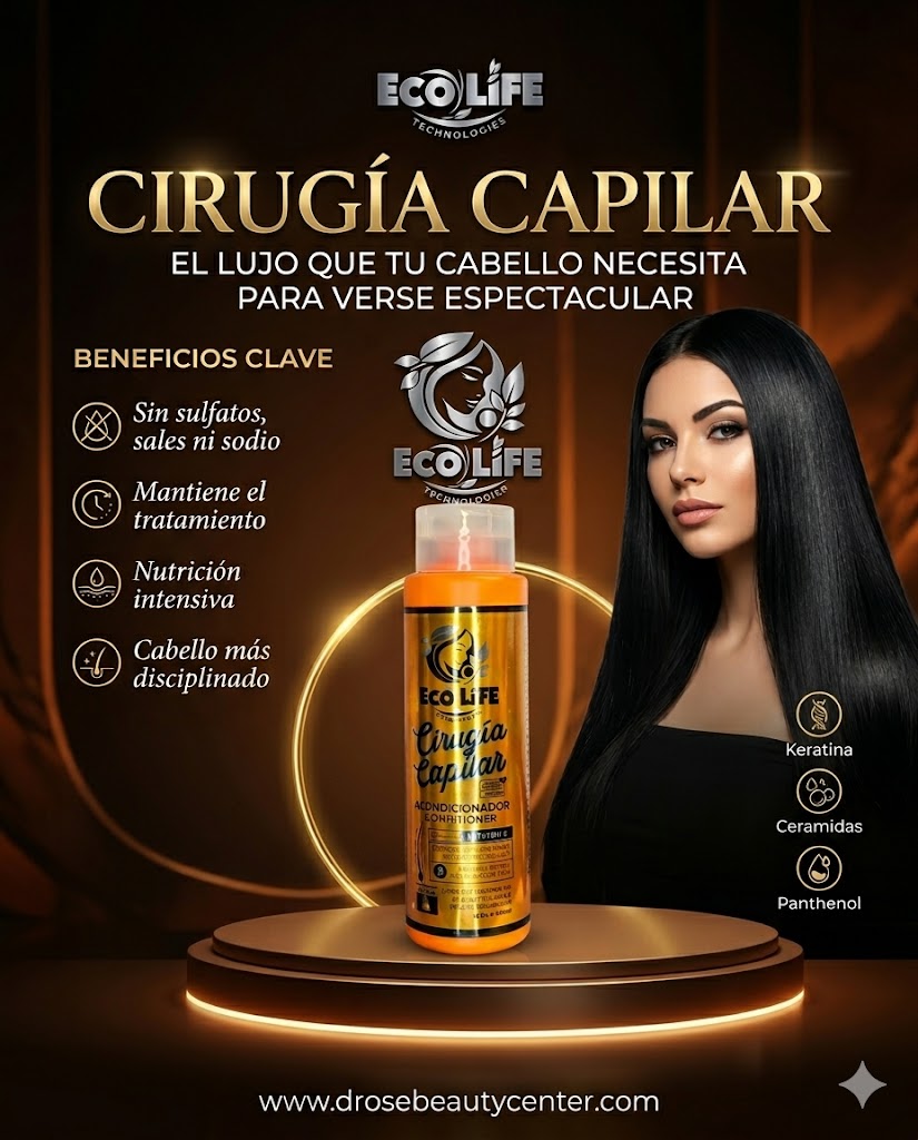 ECOLIFE TECHNOLOGIES Cirugía Capilar Shampoo 16 oz