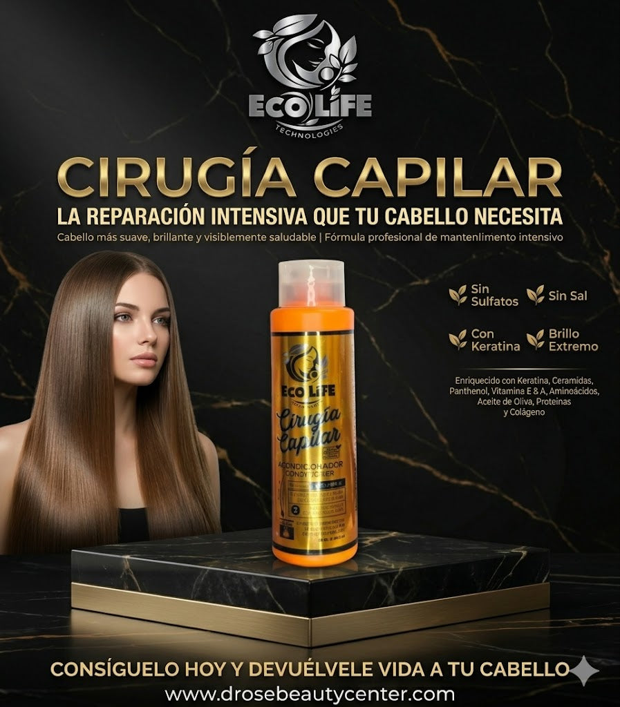 ECOLIFE TECHNOLOGIES Cirugía Capilar Acondicionador 16 oz