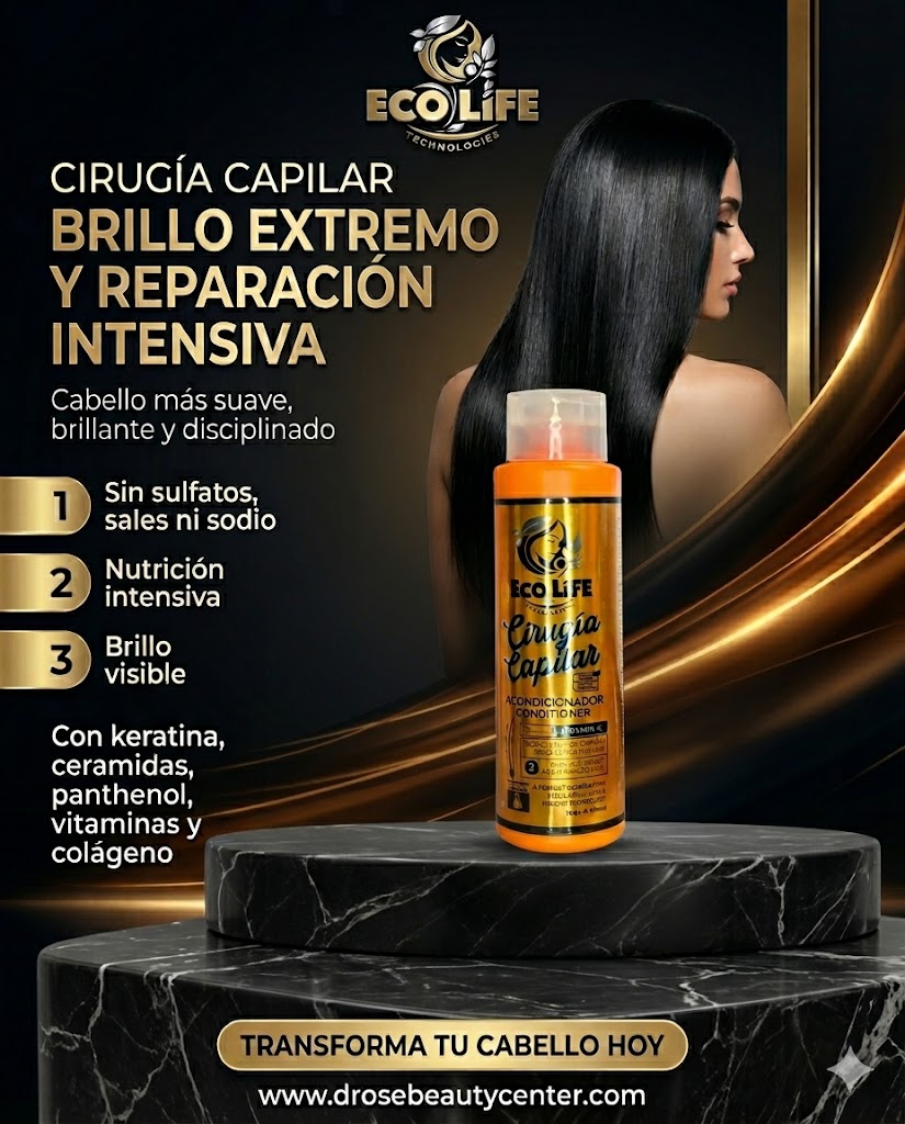 ECOLIFE TECHNOLOGIES Cirugía Capilar Acondicionador 16 oz