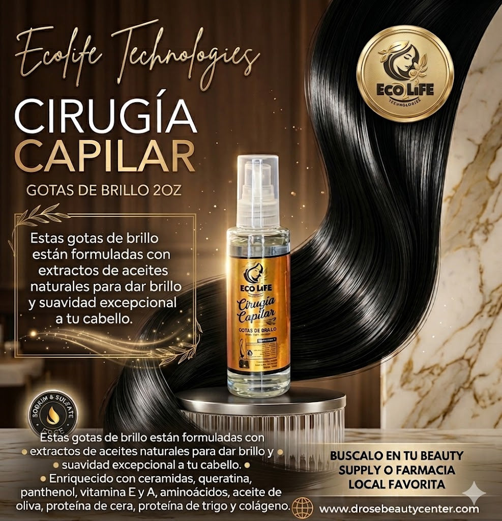 ECOLIFE TECHNOLOGIES Cirugía Capilar Kit de Mantenimiento 5 Piezas