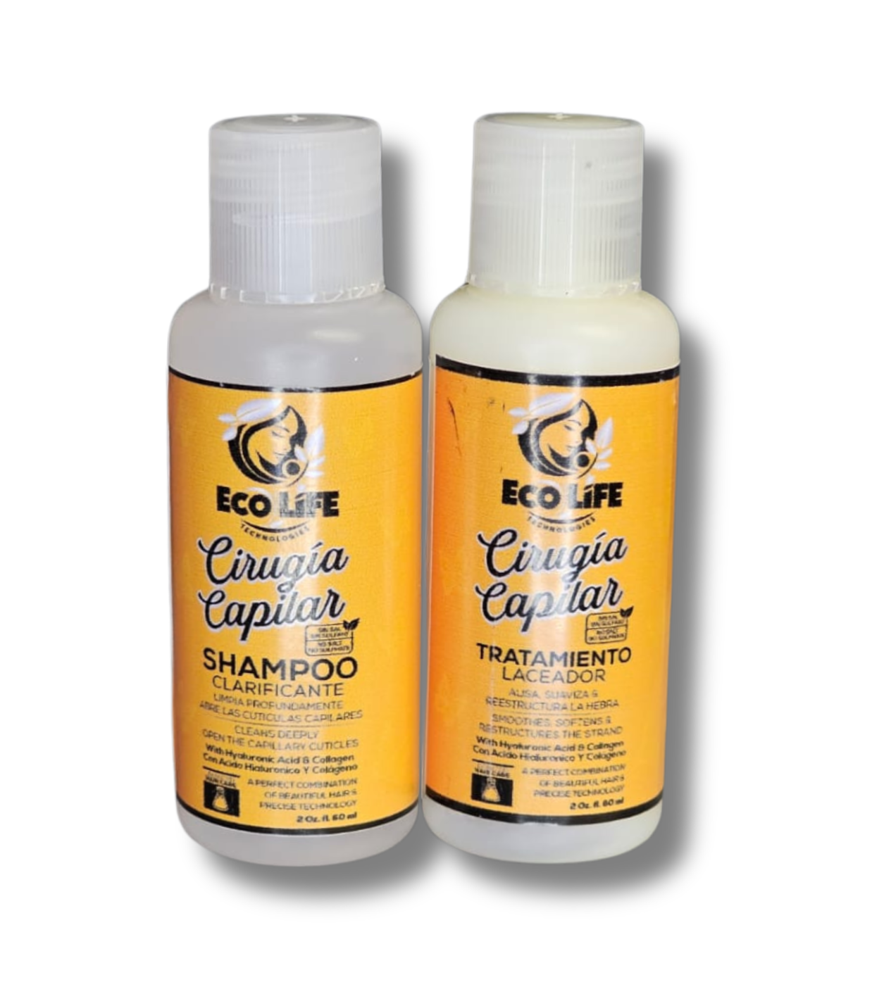 🧡 ECOLIFE TECHNOLOGIES – CIRUGÍA CAPILAR KIT LACEADOR 2oz