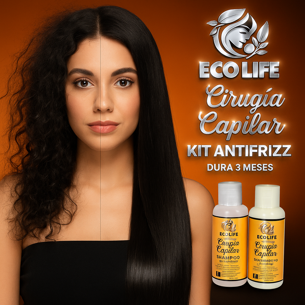 🧡 ECOLIFE TECHNOLOGIES – CIRUGÍA CAPILAR KIT LACEADOR 2oz