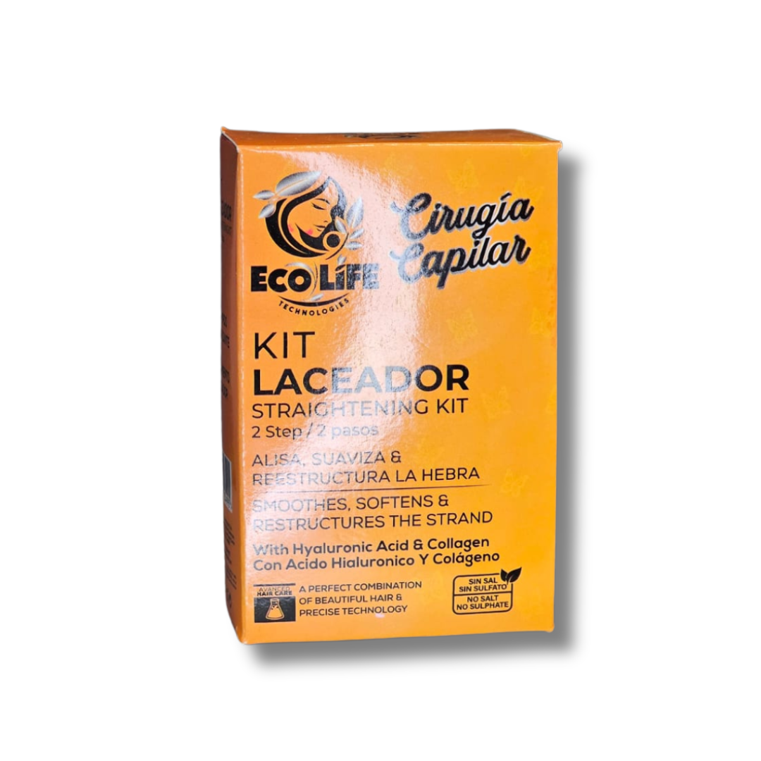 🧡 ECOLIFE TECHNOLOGIES – CIRUGÍA CAPILAR KIT LACEADOR 2oz