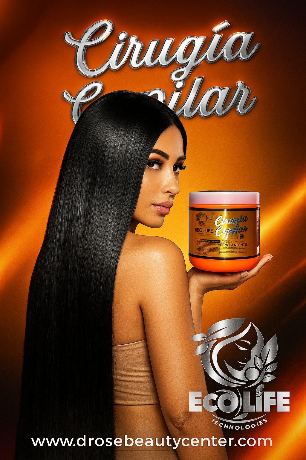 💛 ECOLIFE TECHNOLOGIES – CIRUGÍA CAPILAR MASCARILLA 16oz