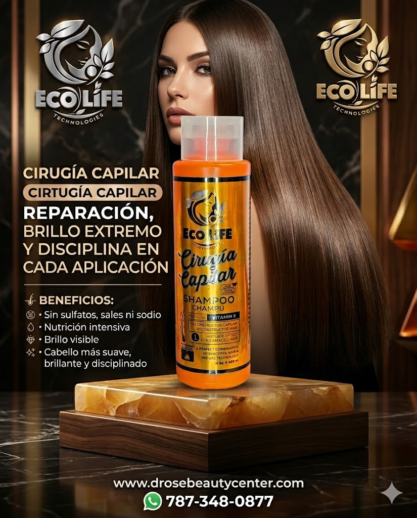 ECOLIFE TECHNOLOGIES Cirugía Capilar Shampoo 16 oz