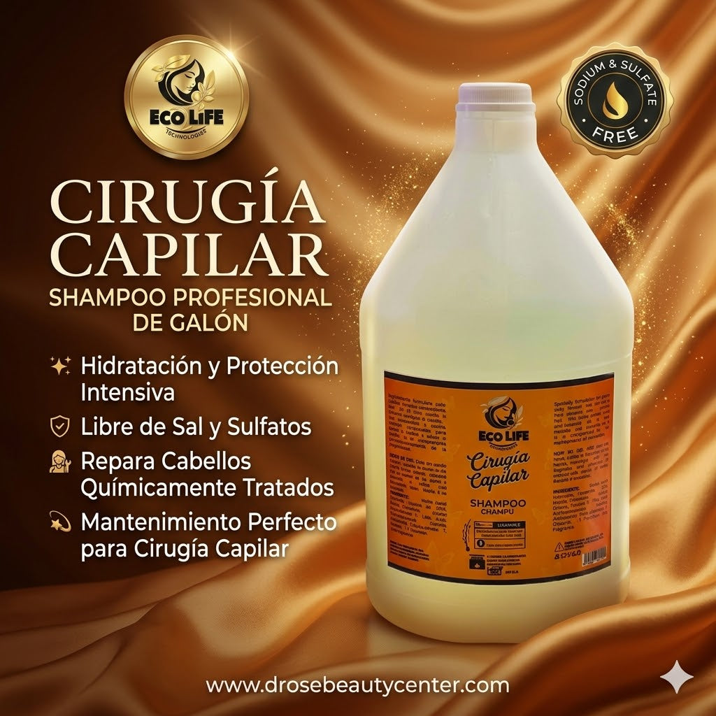 ECOLIFE TECHNOLOGIES Cirugía Capilar Shampoo Galón