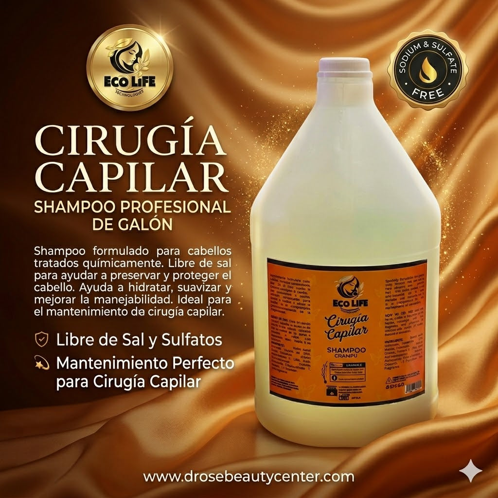 ECOLIFE TECHNOLOGIES Cirugía Capilar Shampoo Galón