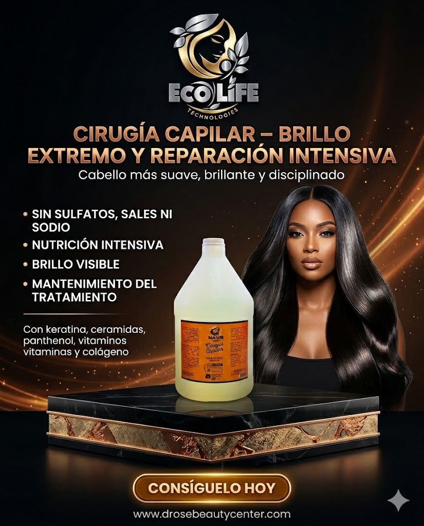 ECOLIFE TECHNOLOGIES Cirugía Capilar Shampoo Galón
