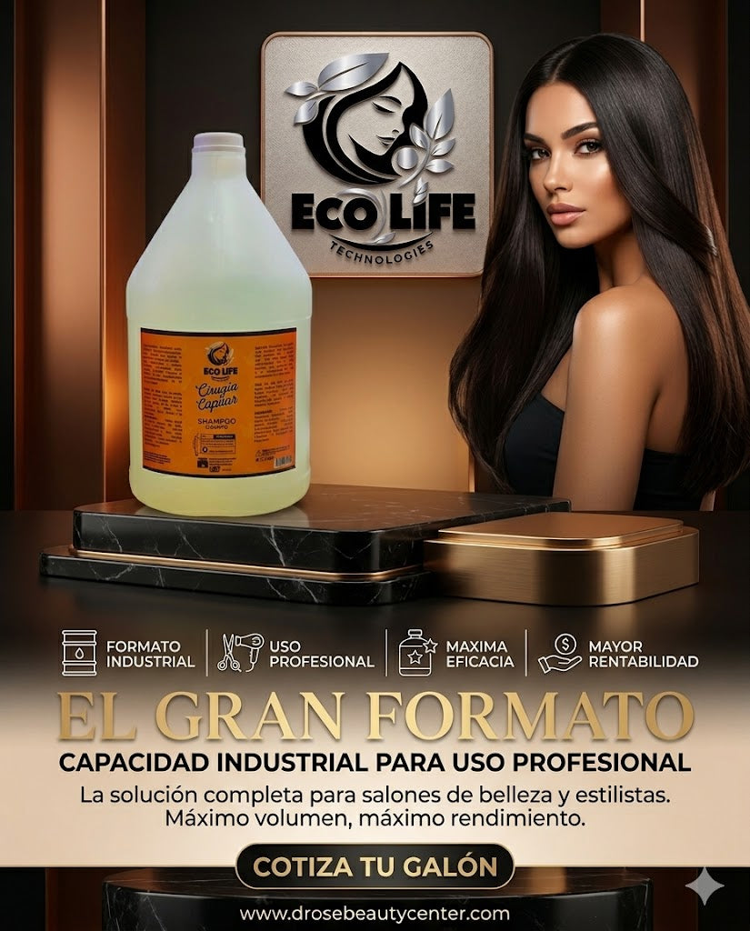 ECOLIFE TECHNOLOGIES Cirugía Capilar Shampoo Galón