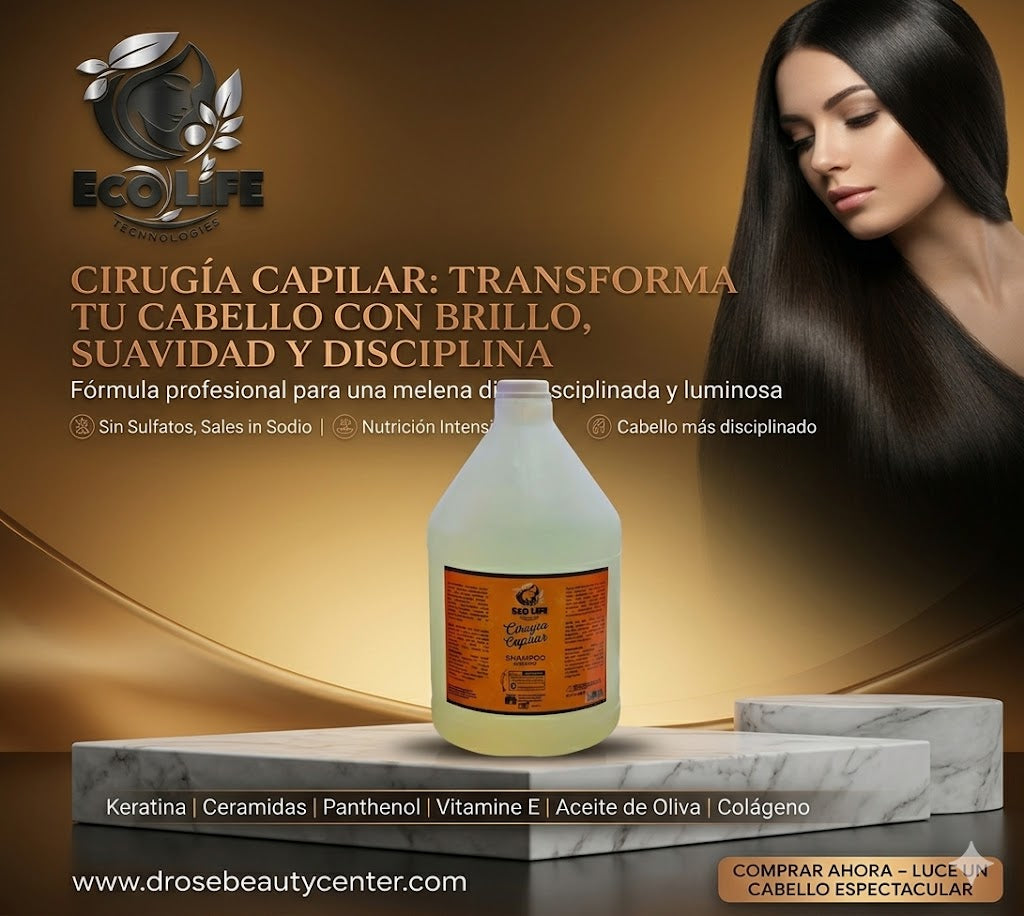 ECOLIFE TECHNOLOGIES Cirugía Capilar Shampoo Galón