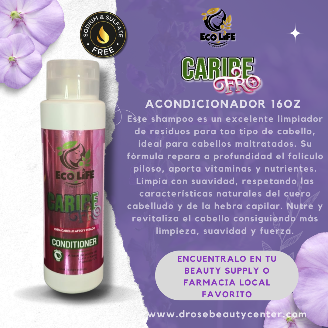 ECOLIFE TECHNOLOGIES CARIBE FRO ACONDICIONADOR 16OZ ETCFA16