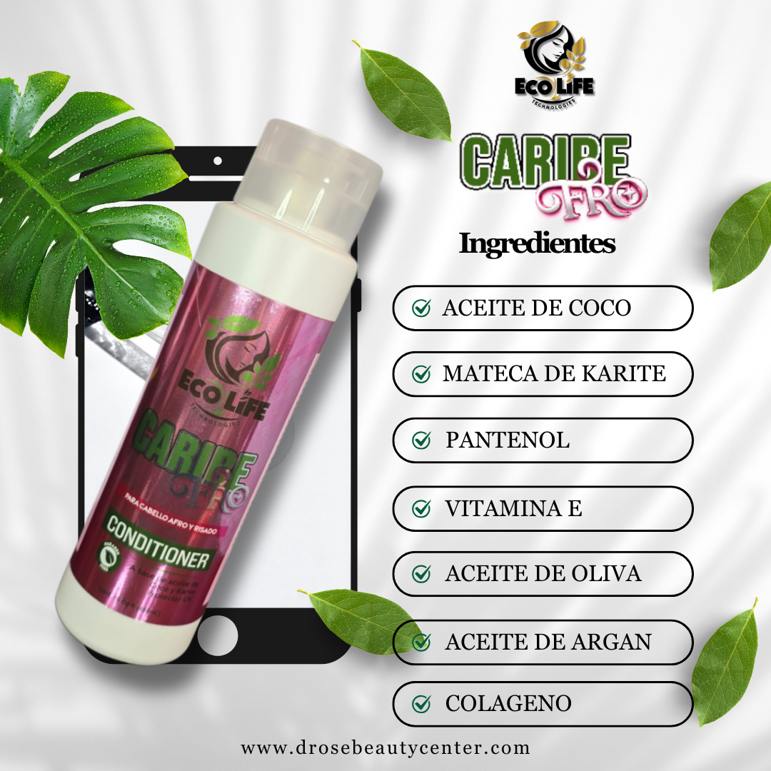 ECOLIFE TECHNOLOGIES CARIBE FRO ACONDICIONADOR 16OZ ETCFA16