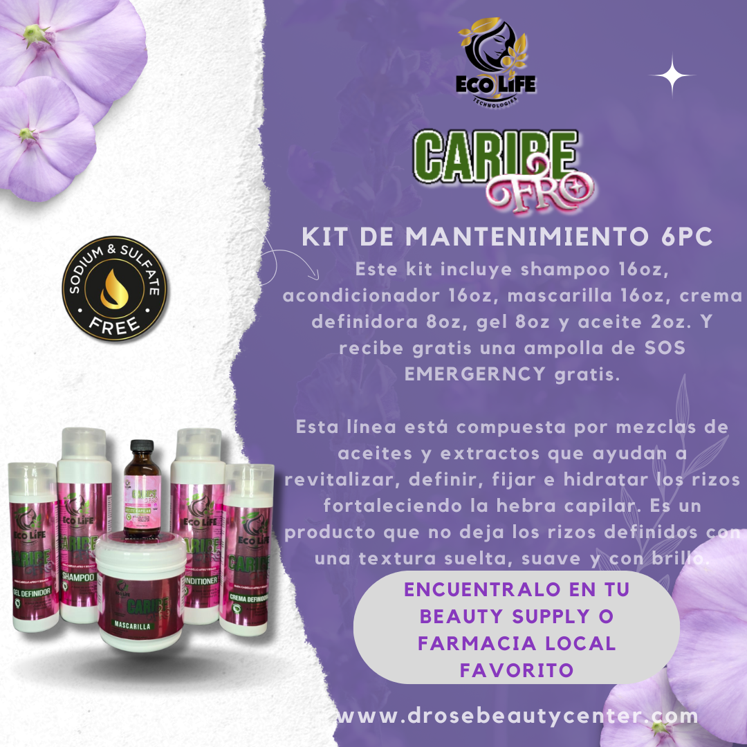 ECOLIFE TECHNOLOGIES CARIBE FRO KIT DE MANTENIMIENTO 6PC ETCFK6
